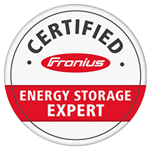 Fronius Partner-Logo - eab solar zertifiziert.