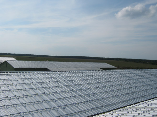Referenz-Photovoltaikanlage in Reppinichen (Landkreises Potsdam-Mittelmark in Brandenburg)