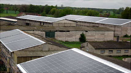 Referenz-Photovoltaikanlage in Bösdorf (Landkreis Börde in Sachsen-Anhalt)