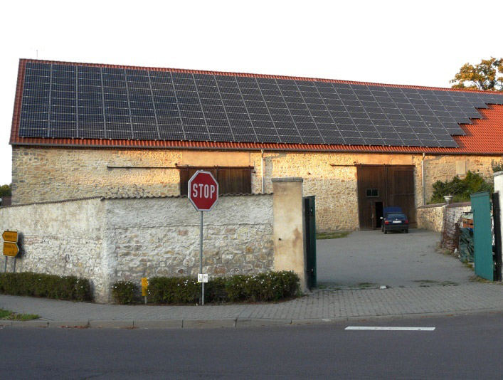 Referenz-Solarstromanlage in Klein Rodensleben (Landkreis Börde in Sachsen-Anhalt)