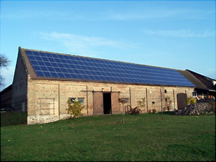 Referenz-Solarstromanlage in Pulspforde (Landkreis Anhalt-Bitterfeld im Land Sachsen-Anhalt)