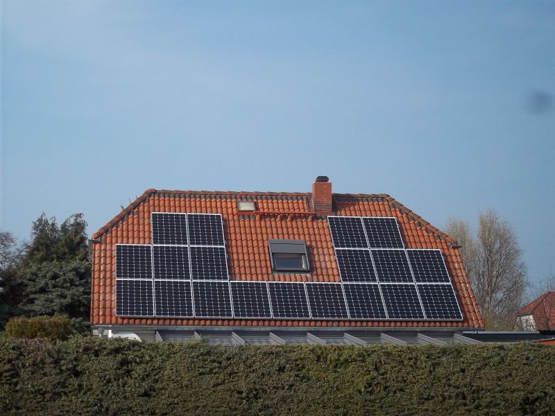 Solaranlage in Groß Ammensleben (Landkreis Börde in Sachsen-Anhalt)